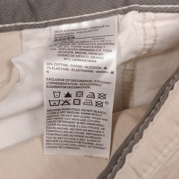 Signature Gold by Levi's men's shorts size 34 - Picture 5 of 12